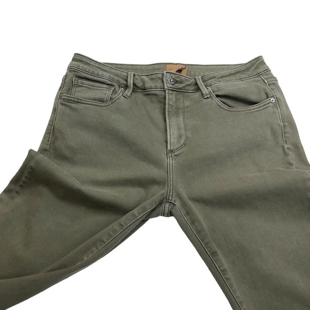 Driftwood Collette Green Cropped Denim Pants Jeans - Picture 10 of 14